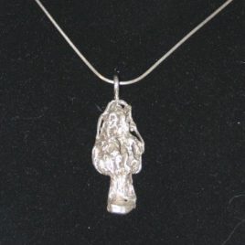Sterling Silver Morel pendant with a Sterling Silver Chain- MMR2001